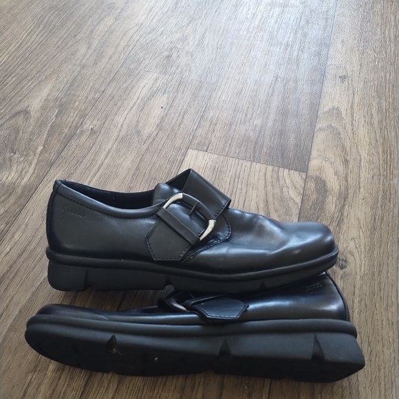 WOMEN'S ECCO CASUAL BLACK LEATHER DRESS SHOES GB SIZE 9 - Picture 9 of 11